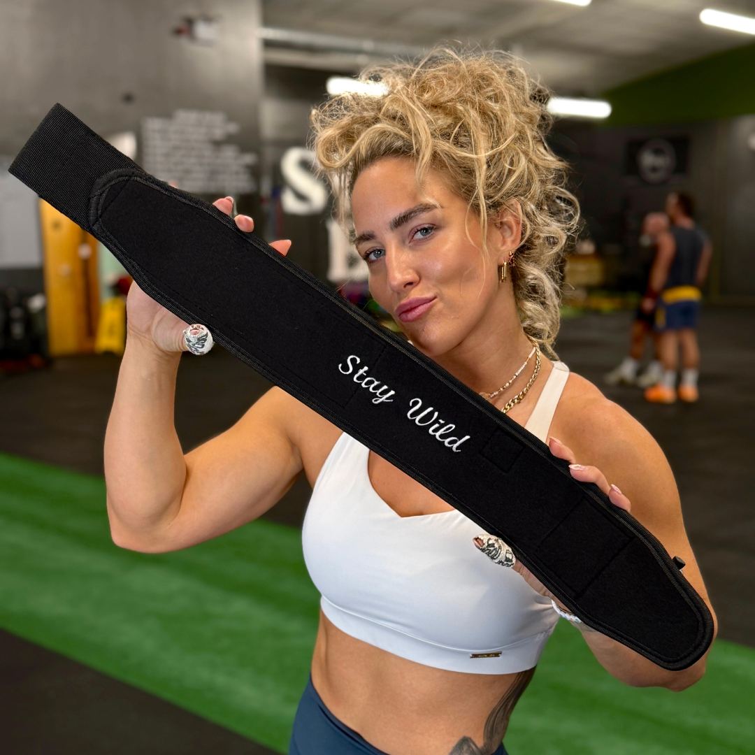 Stay Wild by Sheli McCoy 4" Weightlifting Belt