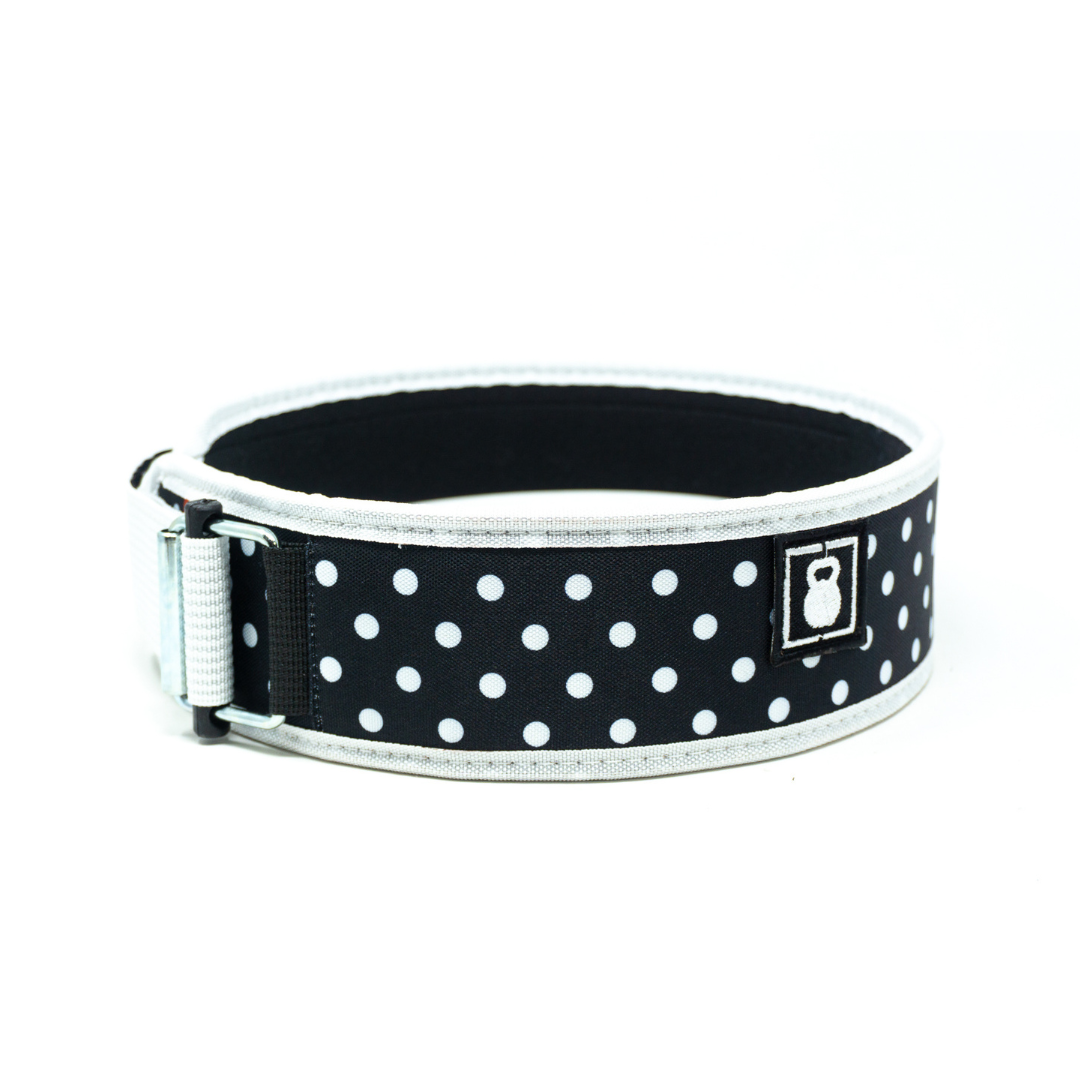 3" Petite Polka Dot Weightlifting Belt