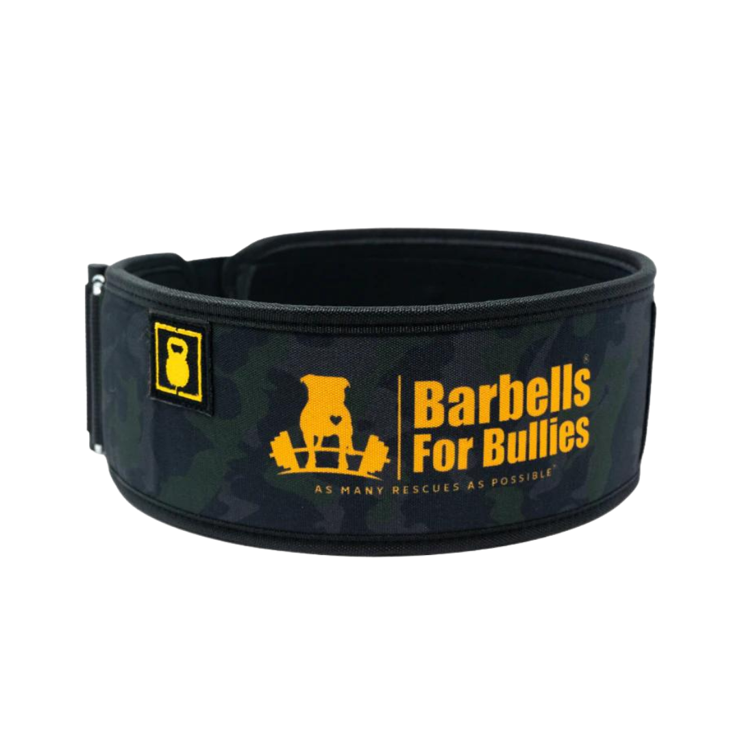 Barbells for Bullies 4" Weightlifting Belt - 2POOD