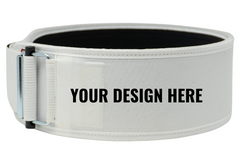 Personalized weight lifting outlet belt