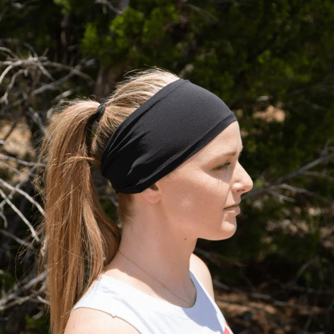 Kenz Laurenz 12 Pack Wide Cotton Headbands – 2" Stretch Absorbent Soft Headbands – Multicolor