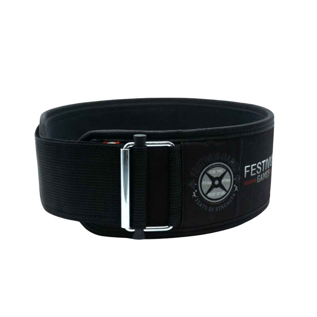 Festivus Games 4" Straight Weightlifting Belt - 2POOD