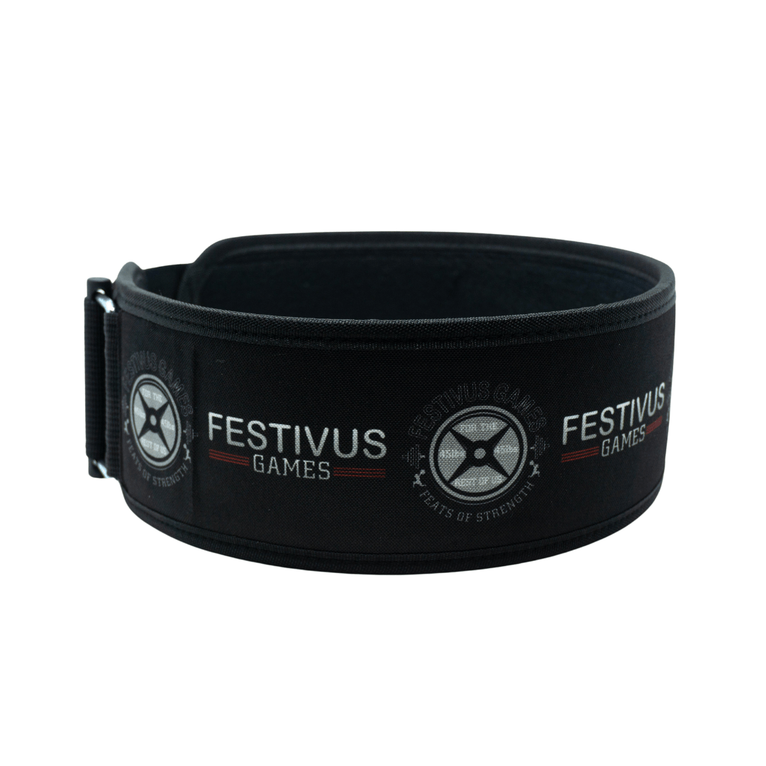 Festivus Games 4" Straight Weightlifting Belt - 2POOD