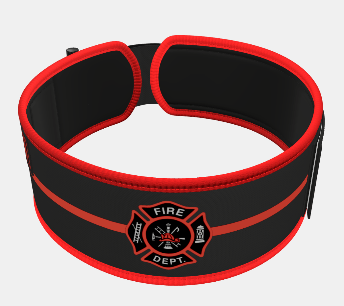 Fire Department 4" Weightlifting Belt