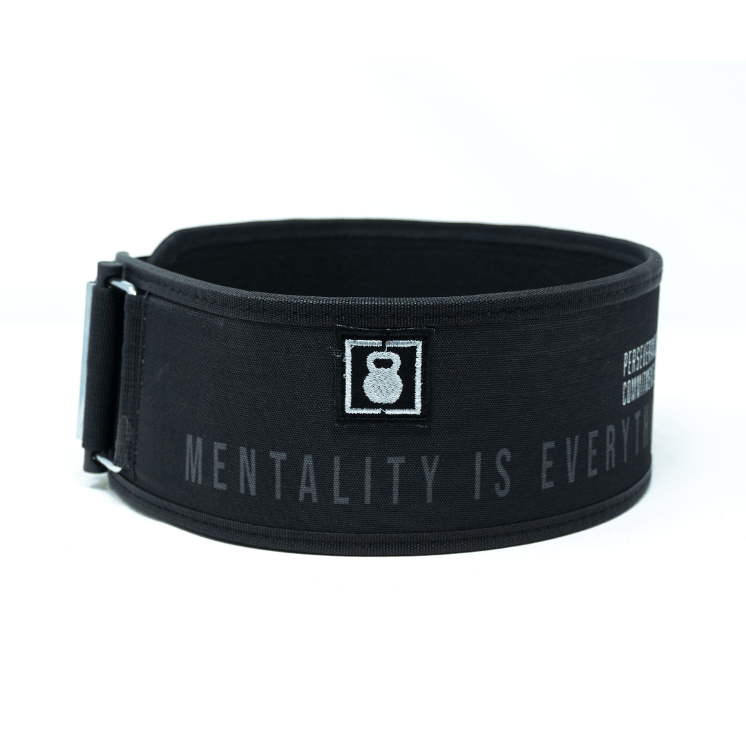 Mentality Is Everything by Craig Richey 4" Weightlifting Belt