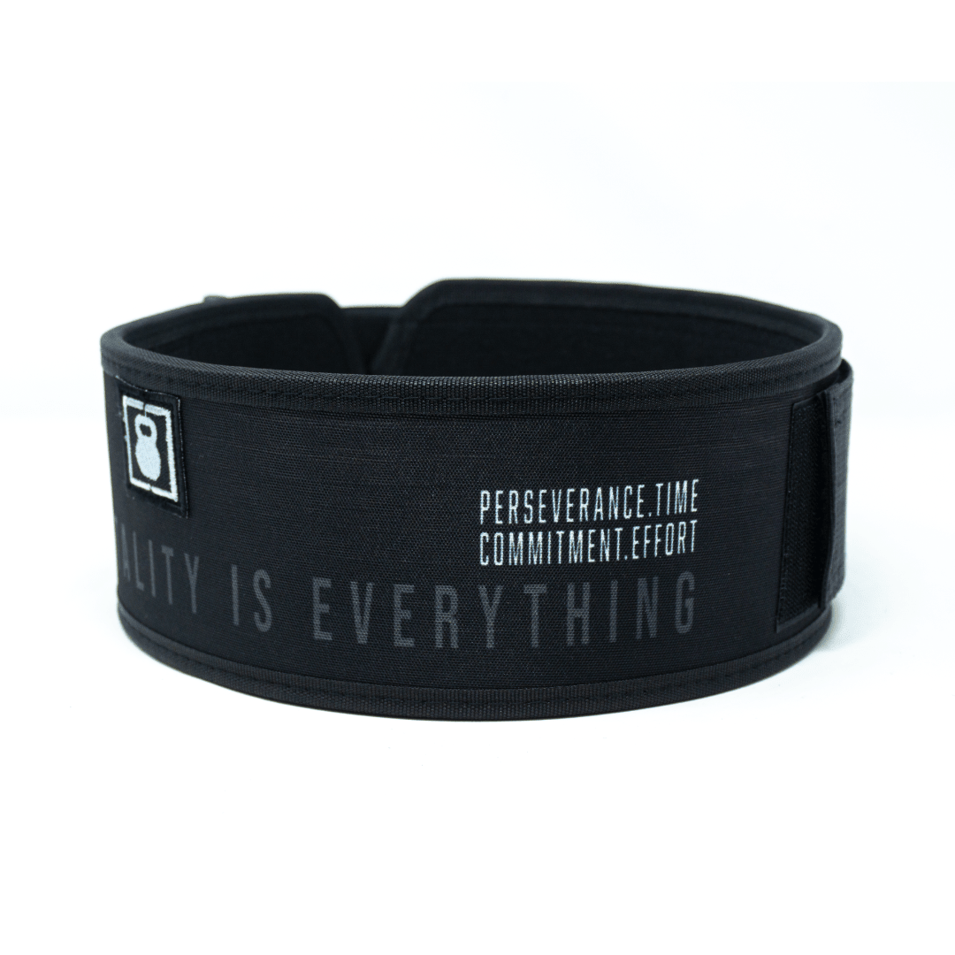 Mentality Is Everything by Craig Richey 4" Weightlifting Belt