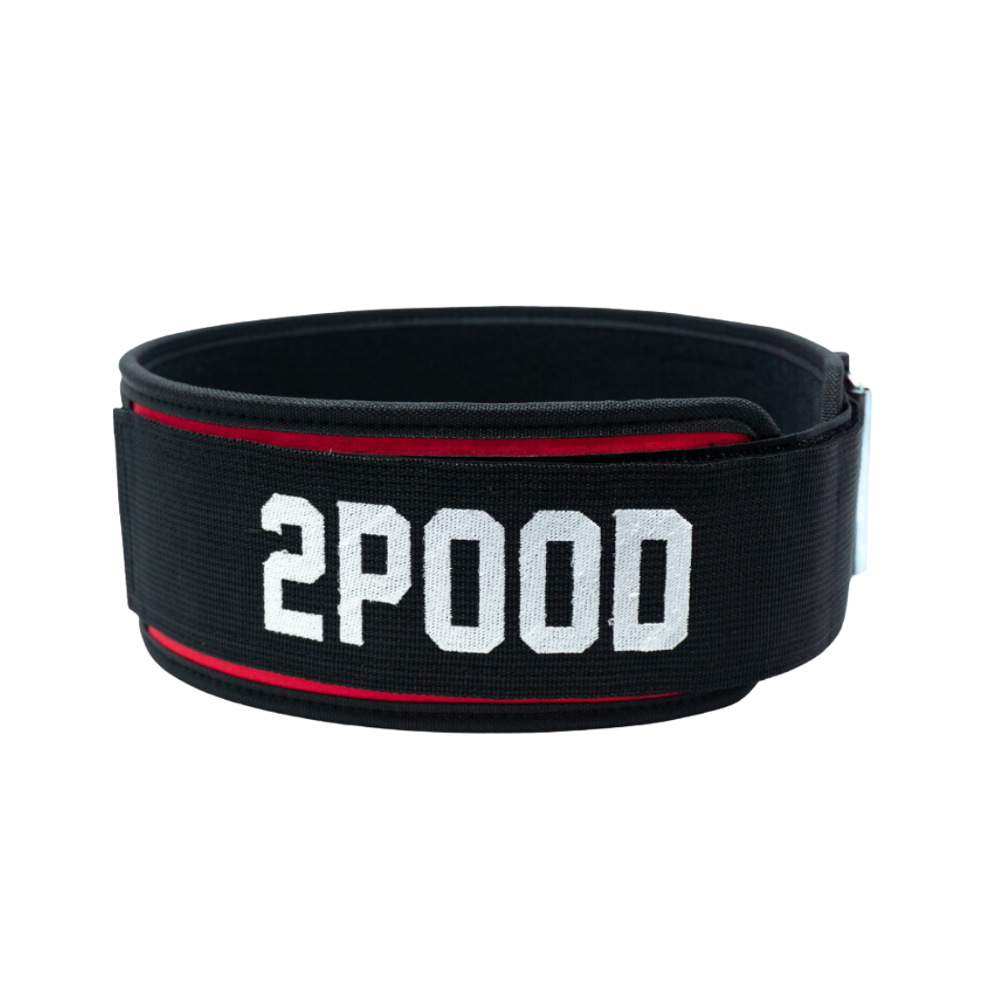 Pink Velcro Patch 4" Weightlifting Belt