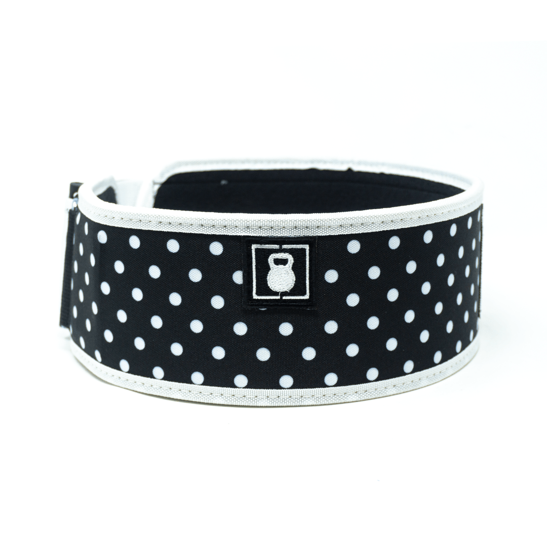 Polka Dot 4" Weightlifting Belt