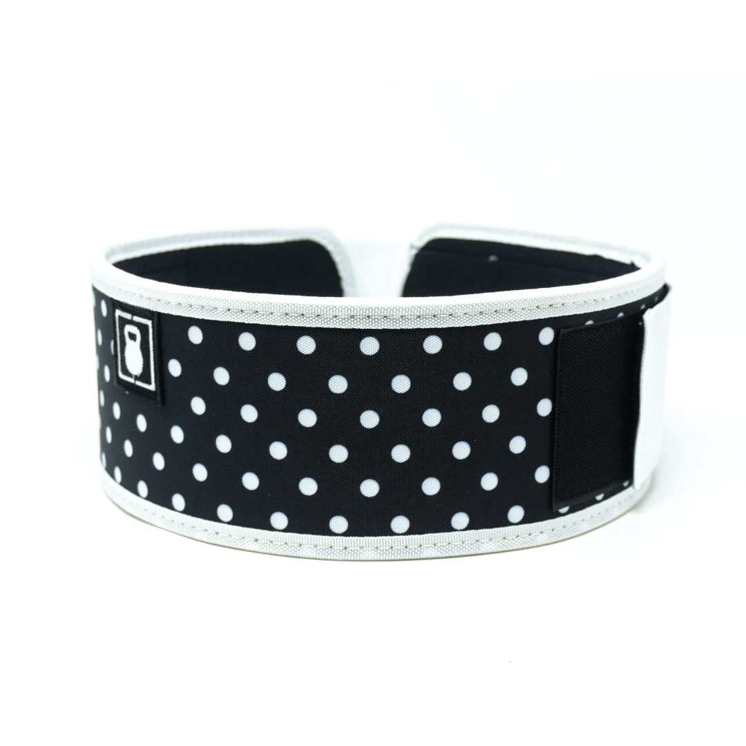 Polka Dot 4" Weightlifting Belt