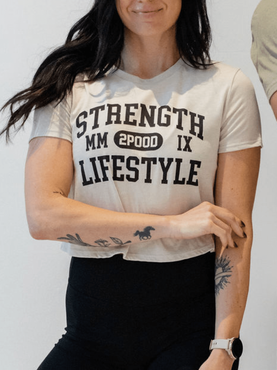 Varsity Strength Lifestyle Crop