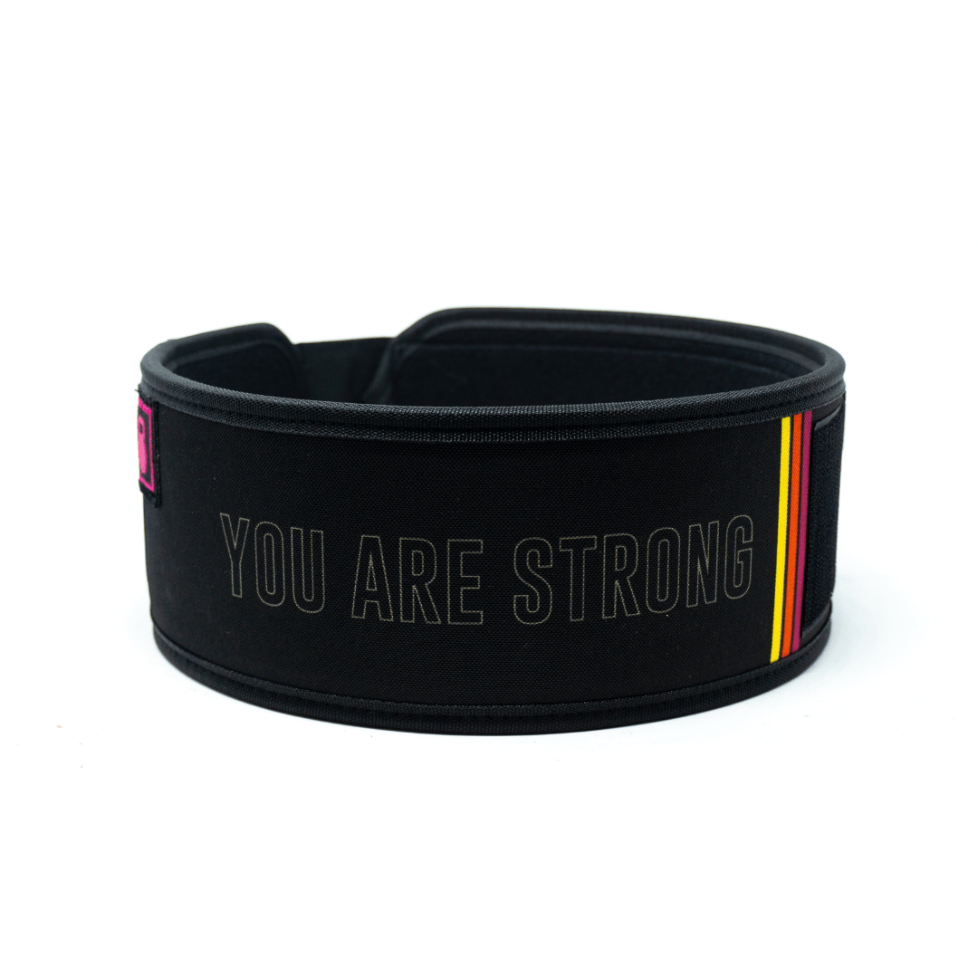 You Are Strong by Amanda Barnhart 4" Weightlifting Belt