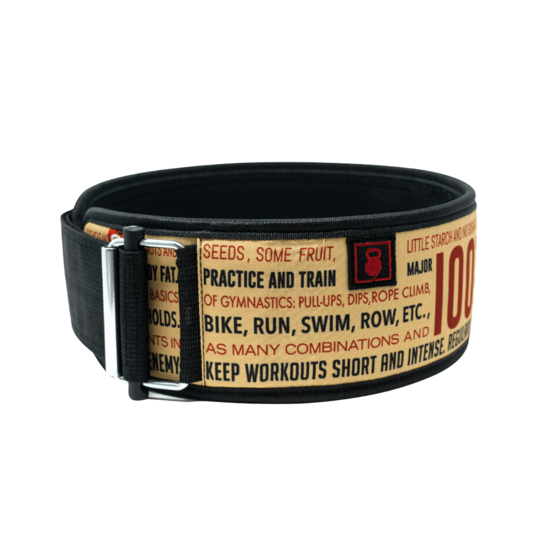 100 Words 4&quot; Weightlifting Belt - 2POOD