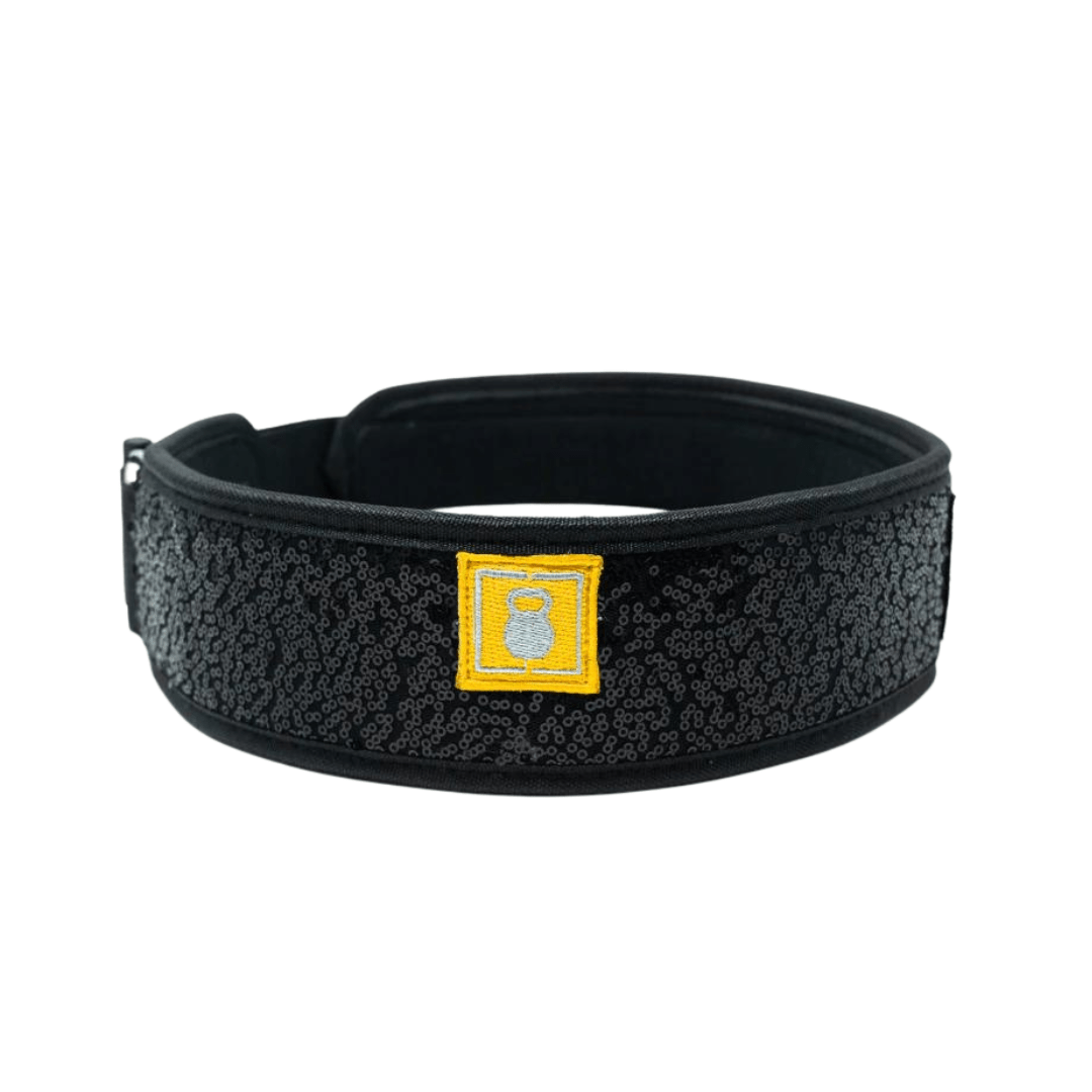 3" Petite Black Magic (Sparkle) Weightlifting Belt - 2POOD