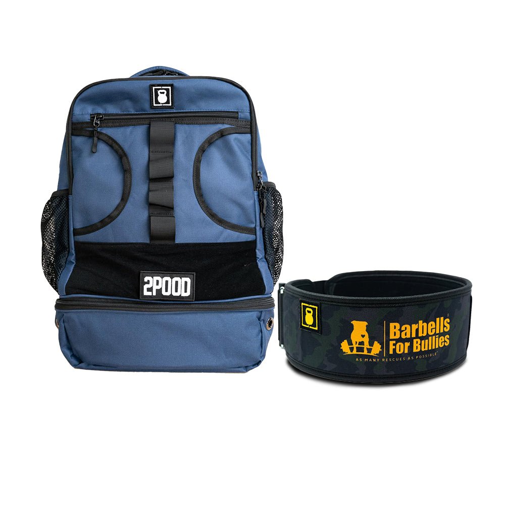 4" Barbells for Bullies Belt & Backpack 3.0 Bundle - 2POOD