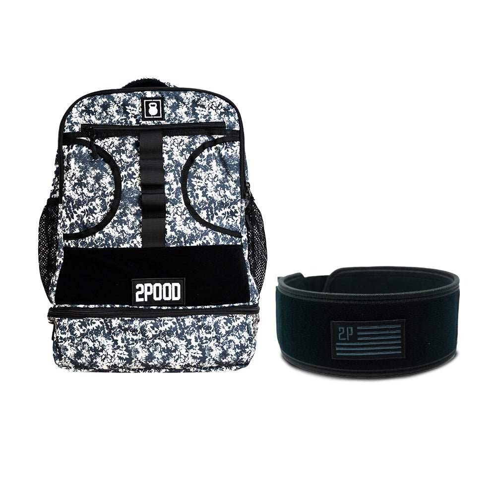 4&quot; Black Velcro Belt &amp; Backpack 3.0 Bundle - 2POOD