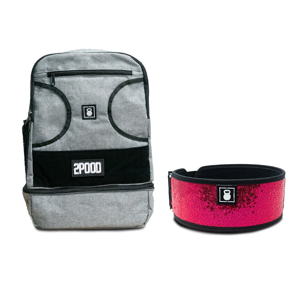 4&quot; Bombshell (sparkle) Belt &amp; Backpack Bundle - 2POOD