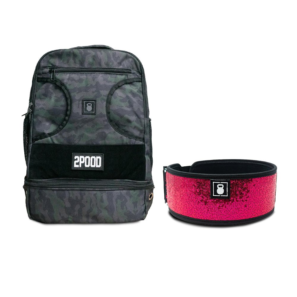 4" Bombshell (sparkle) Belt & Backpack Bundle - 2POOD