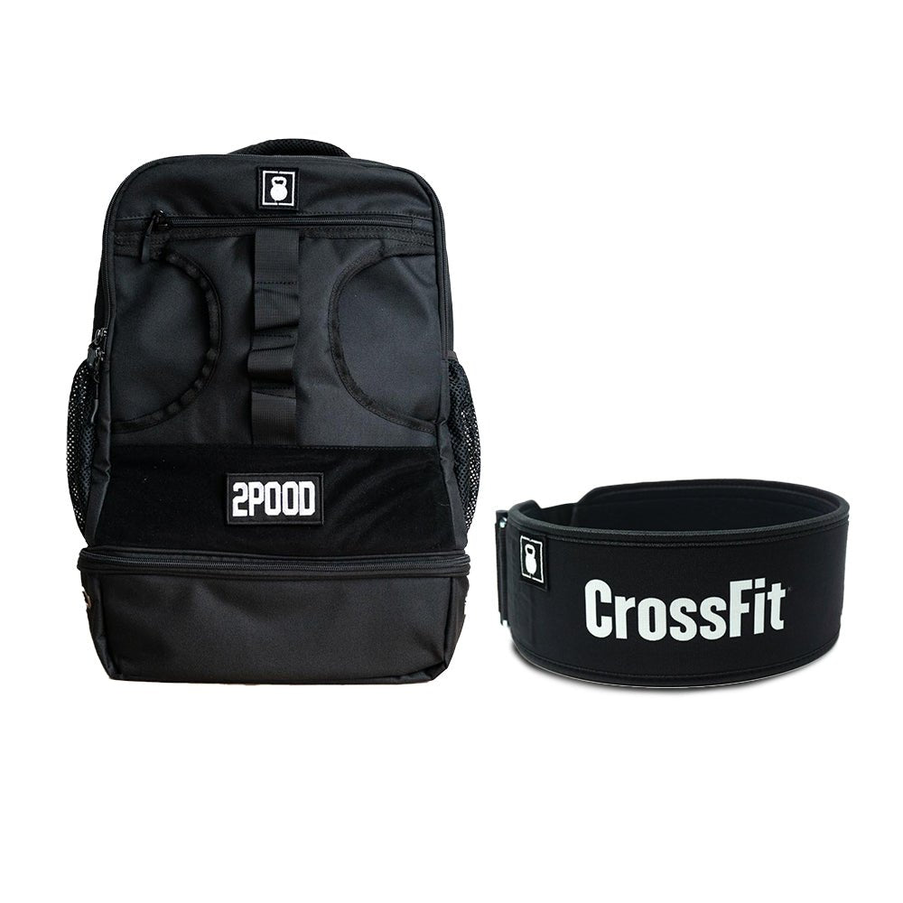 4" CrossFit Black Belt & Backpack 3.0 Bundle - 2POOD