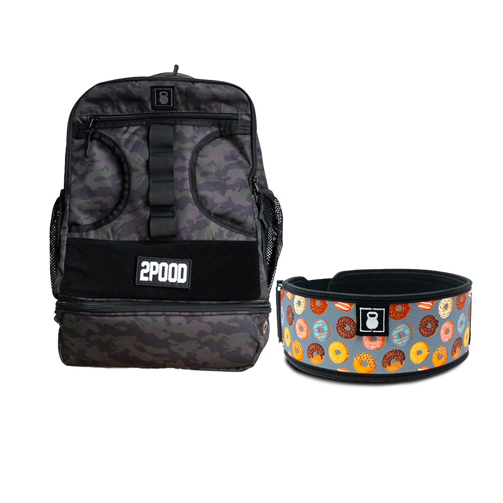 4" Doughnut Stop Lifting Belt & Backpack 3.0 Bundle - 2POOD