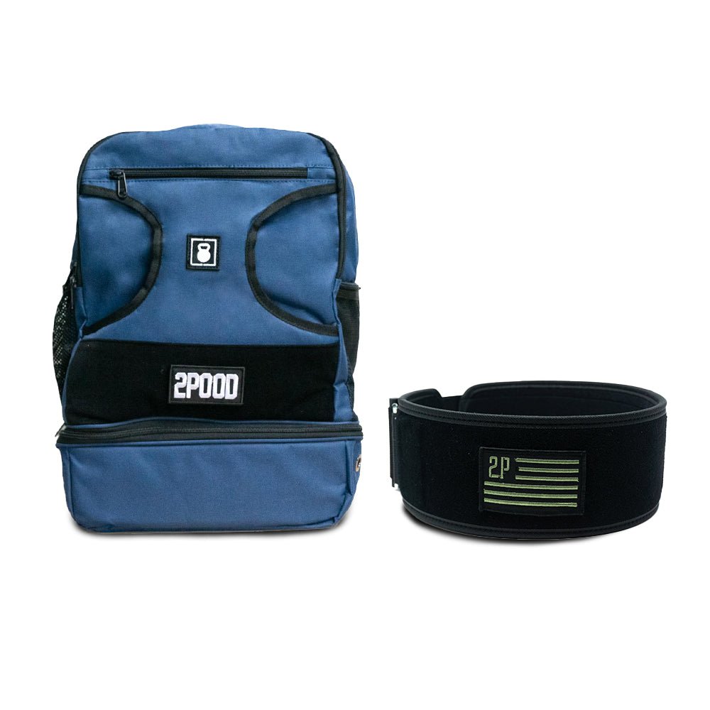 4" Green Velcro Patch Backpack & Belt - 2POOD