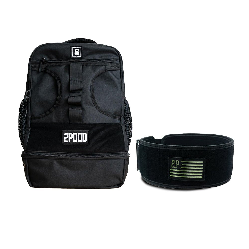 4" Green Velcro Patch Belt & Backpack 3.0 Bundle - 2POOD