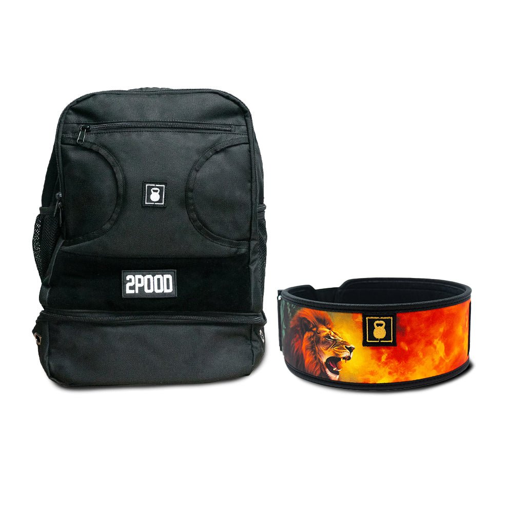 4&quot; King of the Jungle by Emma Cary Belt &amp; Backpack Bundle - 2POOD
