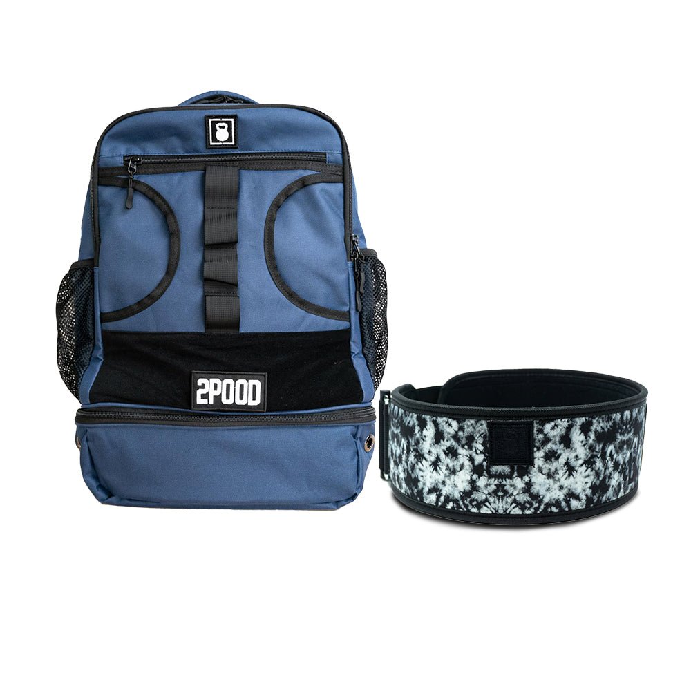 4" Midnight Tie Dye by Jourdan Delacruz Belt & Backpack 3.0 Bundle - 2POOD