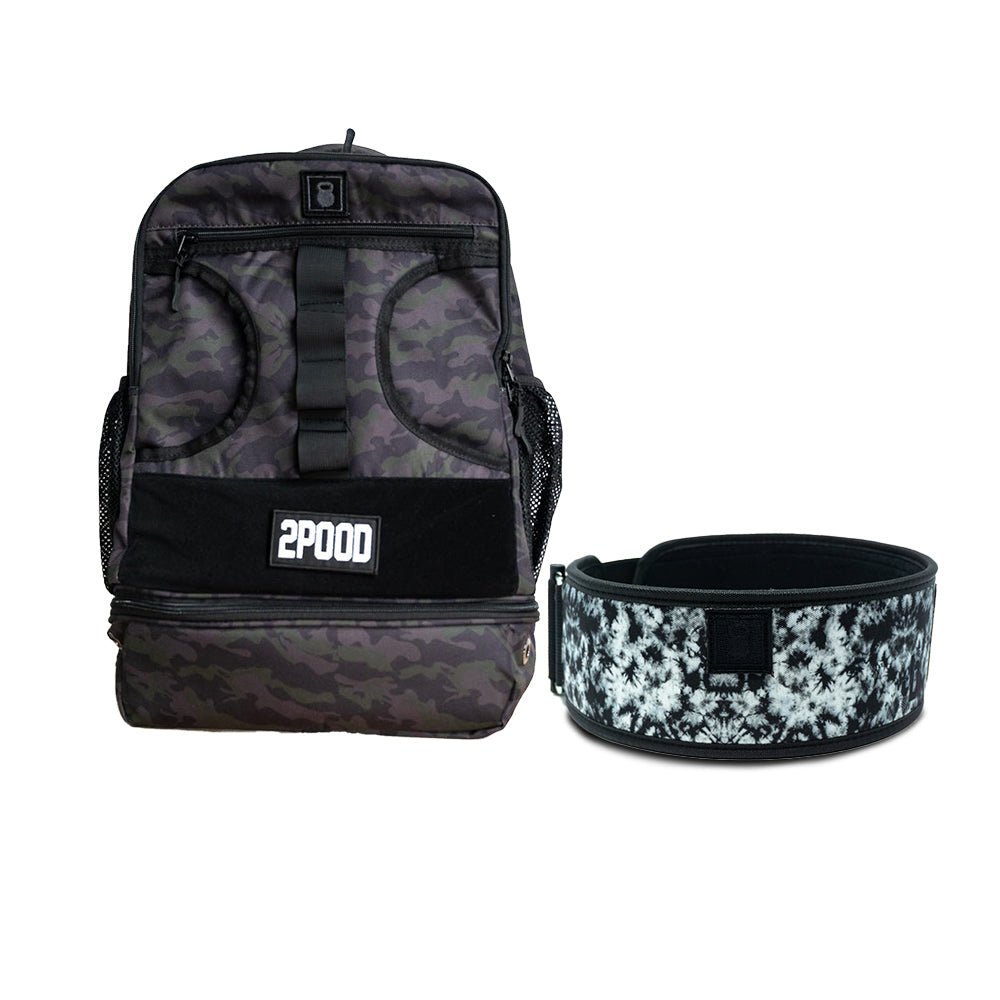 4" Midnight Tie Dye by Jourdan Delacruz Belt & Backpack 3.0 Bundle - 2POOD