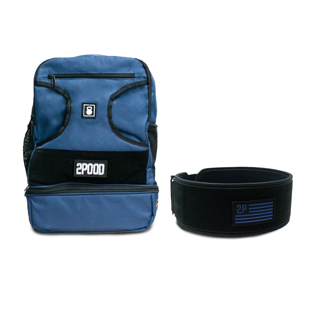 4" Navy Velcro Patch & Backpack Bundle - 2POOD
