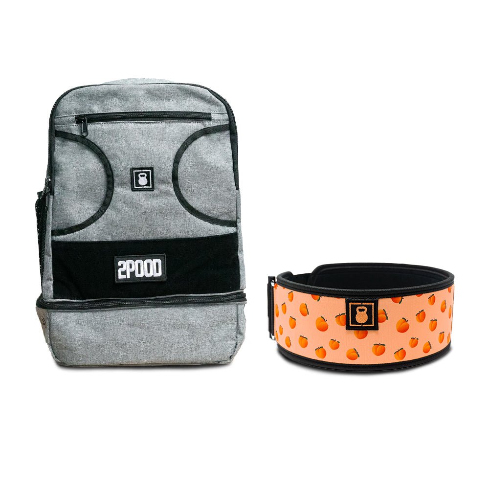 4" Peach, Please Belt & Backpack Bundle - 2POOD