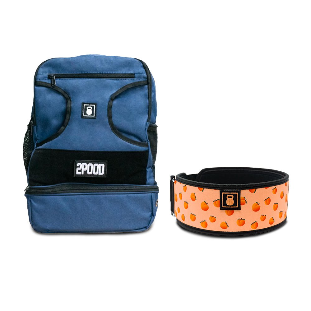4" Peach, Please Belt & Backpack Bundle - 2POOD