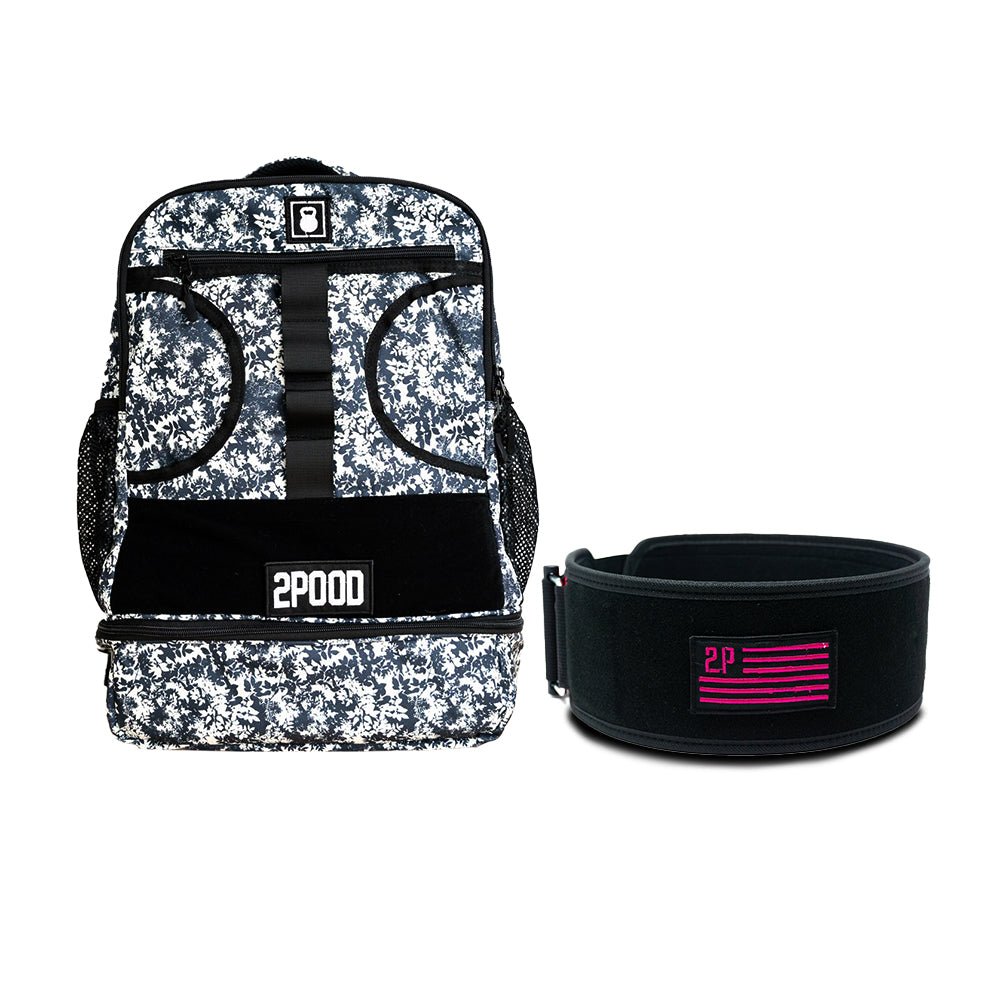 4&quot; Pink Velcro Patch Belt &amp; Backpack 3.0 Bundle - 2POOD
