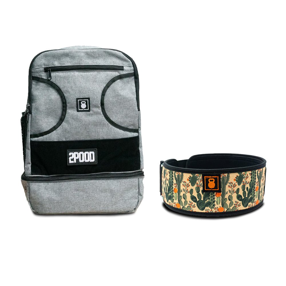 4&quot; Prickly Pear Belt &amp; Backpack Bundle - 2POOD