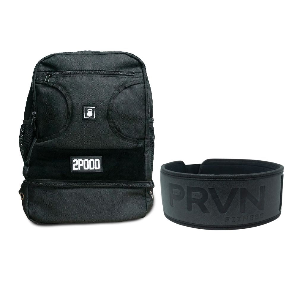 4&quot; PRVN Fitness Belt &amp; Backpack Bundle - 2POOD