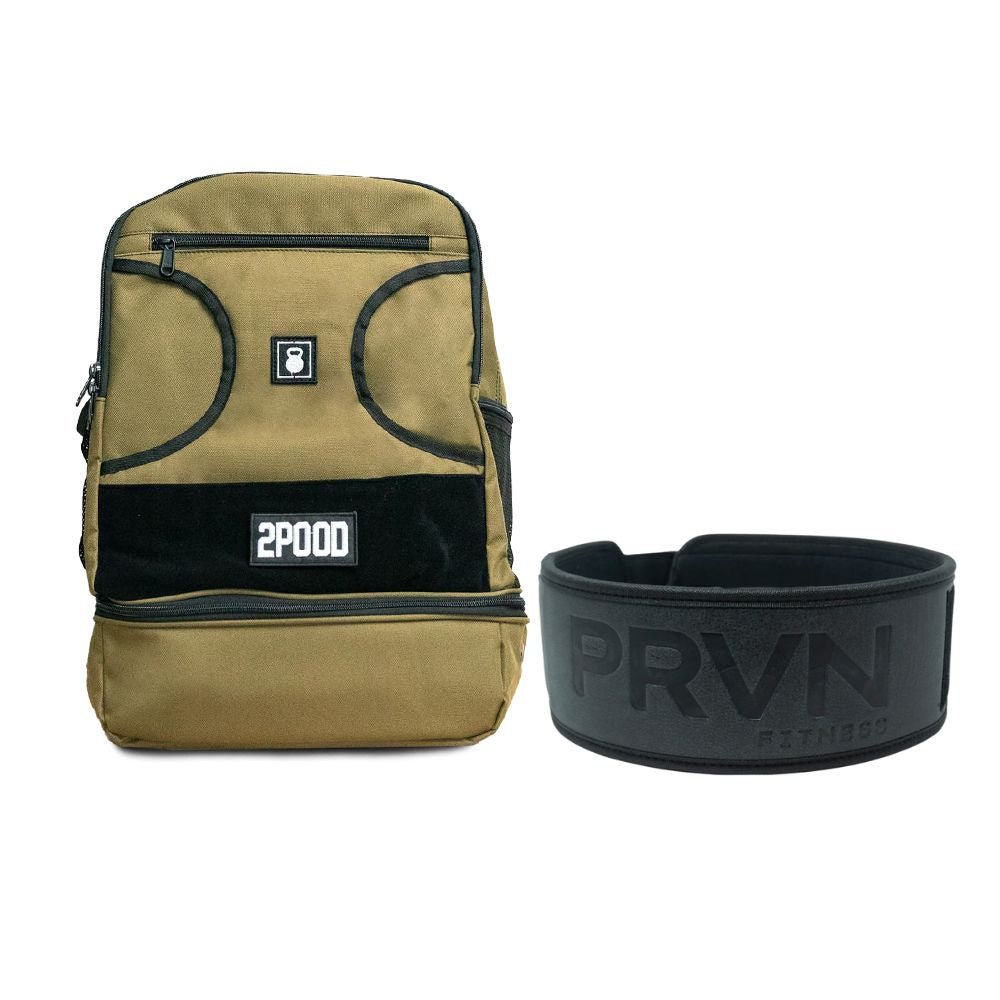 4&quot; PRVN Fitness Belt &amp; Backpack Bundle - 2POOD