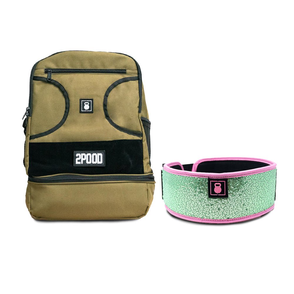 4&quot; Sweet Tart (Sparkle) Belt &amp; Backpack Bundle - 2POOD