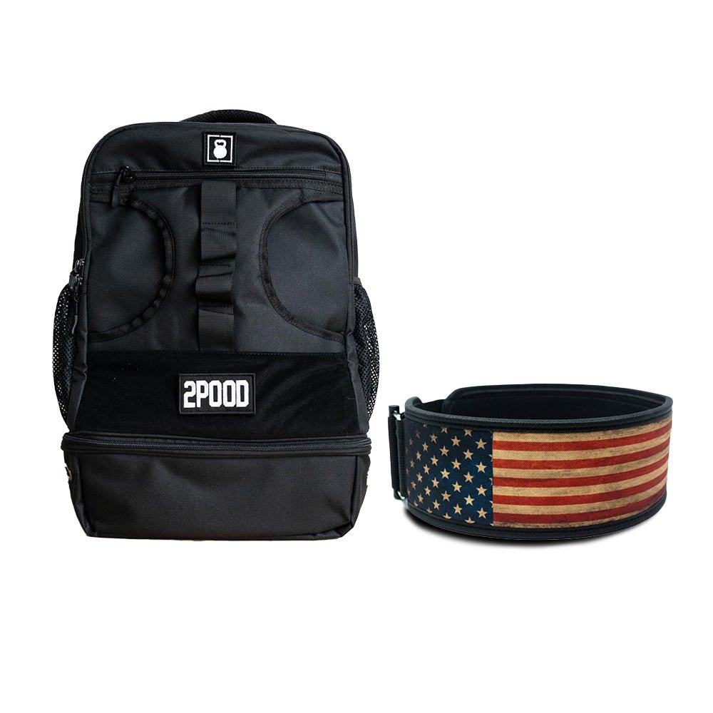 4&quot; Unapologetically American Belt &amp; Backpack 3.0 Bundle - 2POOD