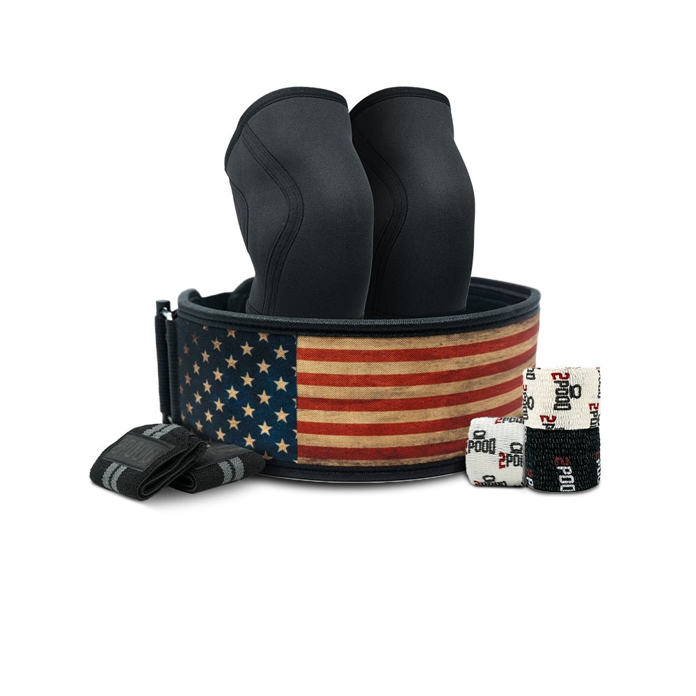 4&quot; Unapologetically American Belt Lifting Bundle - 2POOD
