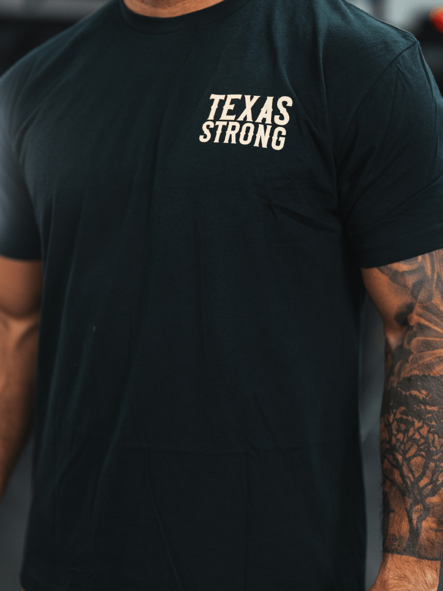 Black Texas Strong T-shirt - 2POOD