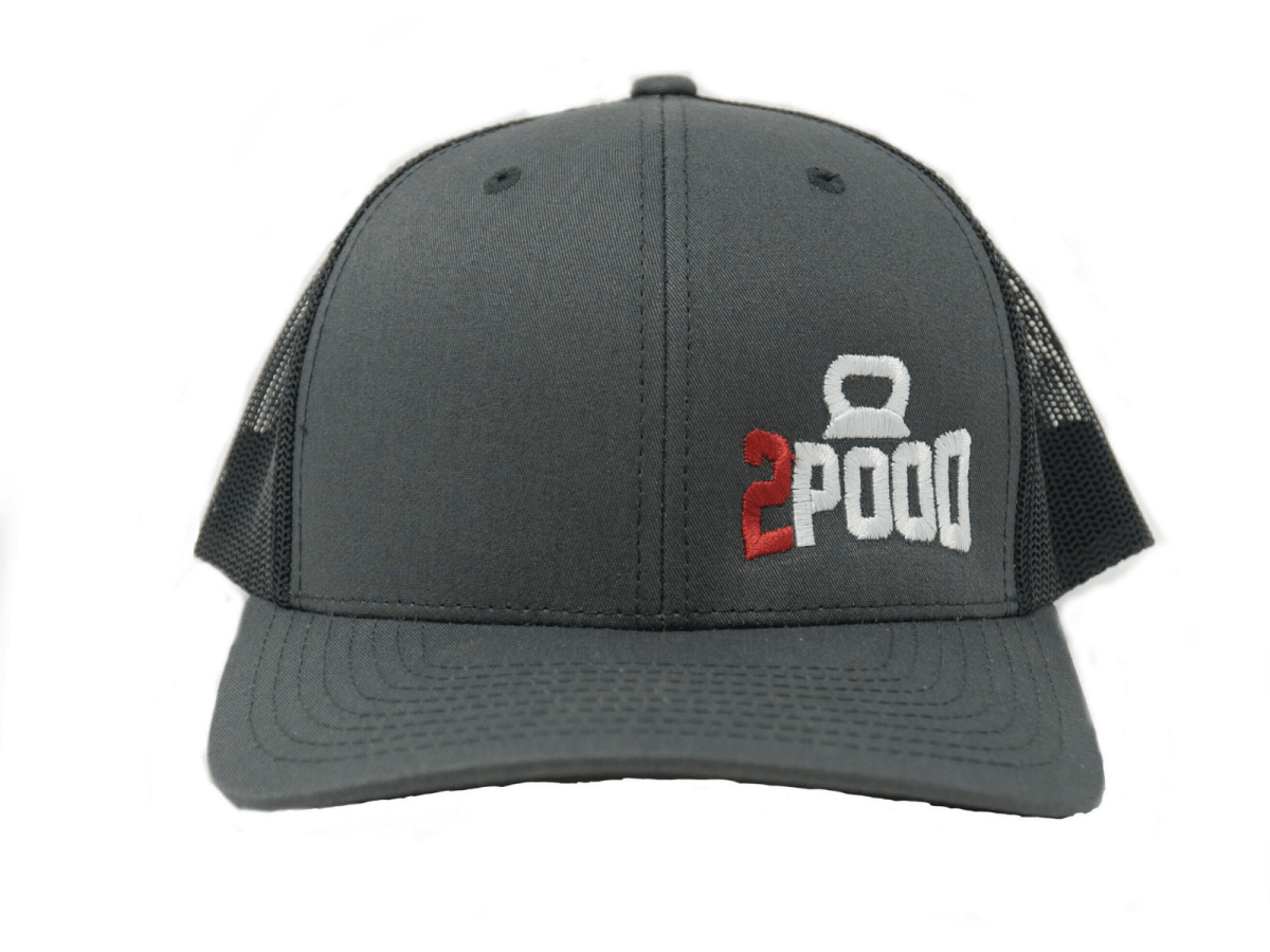 Charcoal 2POOD Logo Trucker Hat - 2POOD