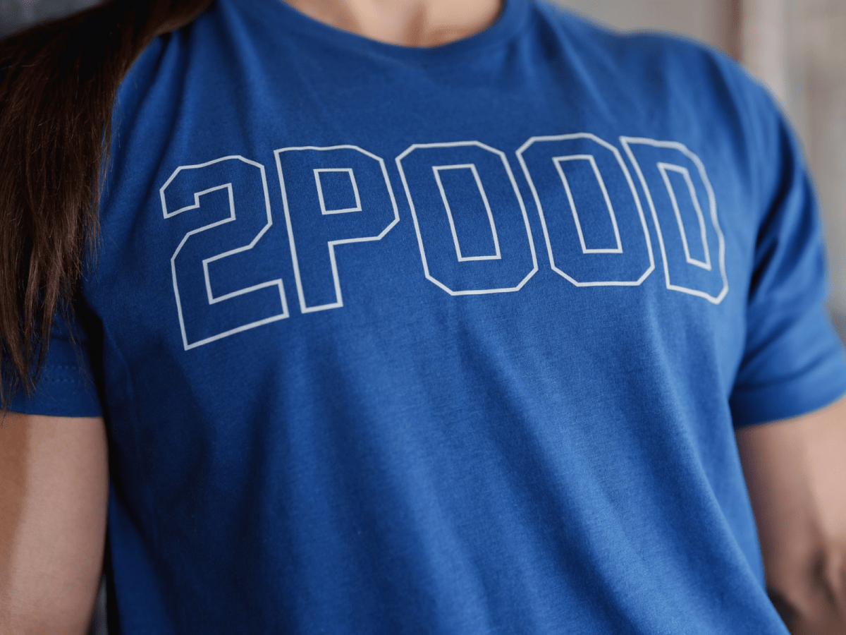 Cool Blue 2POOD Logo T-shirt - 2POOD