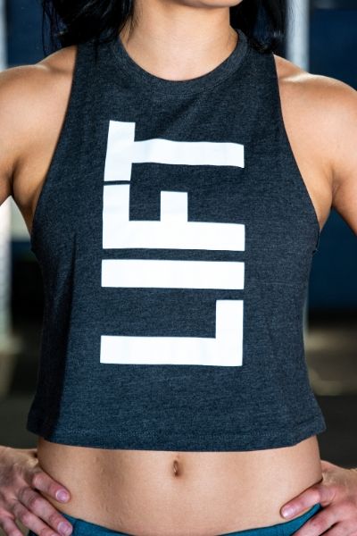 LIFT Collection Dark Grey Muscle Tank - 2POOD