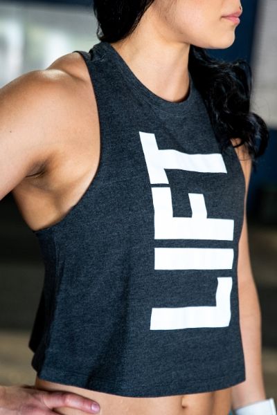 LIFT Collection Dark Grey Muscle Tank - 2POOD