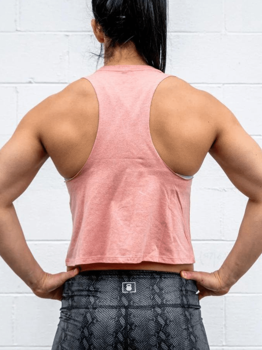 LIFT Collection Heathered Peach Muscle Tank - 2POOD