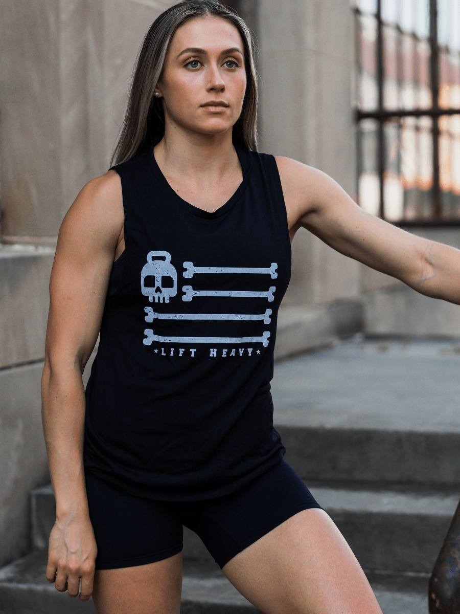 Lift Heavy Flag Women's Tank - 2POOD