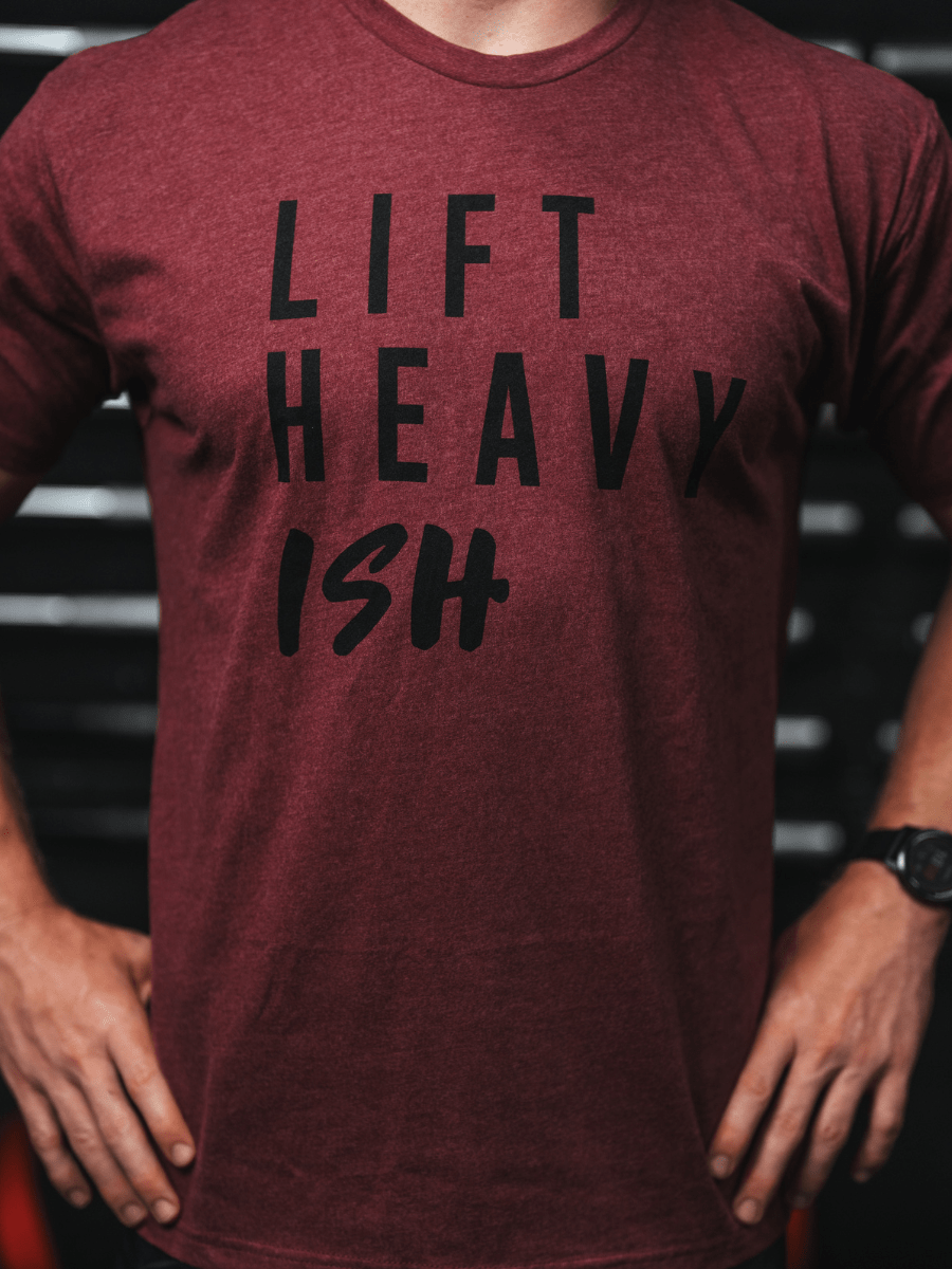 Maroon Lift Heavy Ish T-Shirt - 2POOD