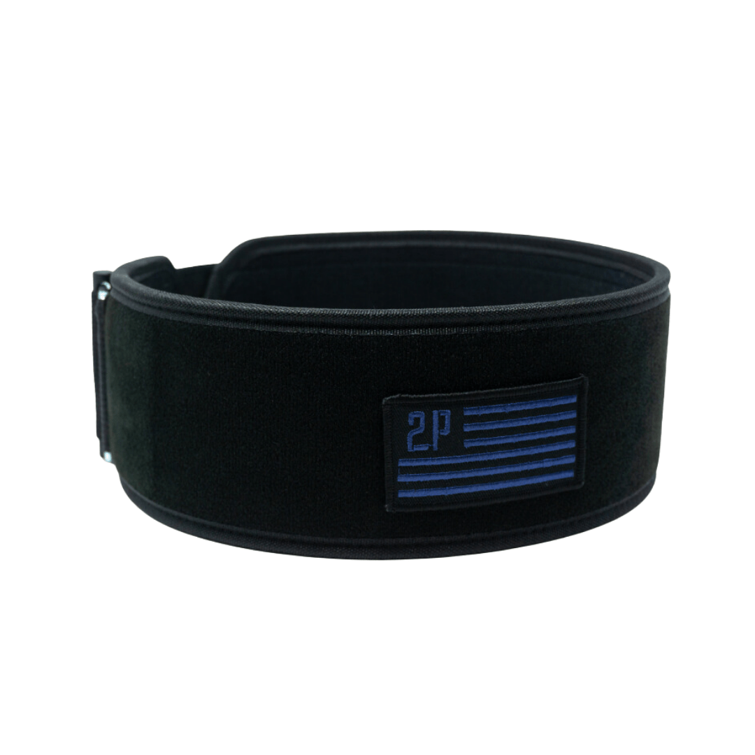 Navy Velcro Patch 4" Weightlifting Belt - 2POOD