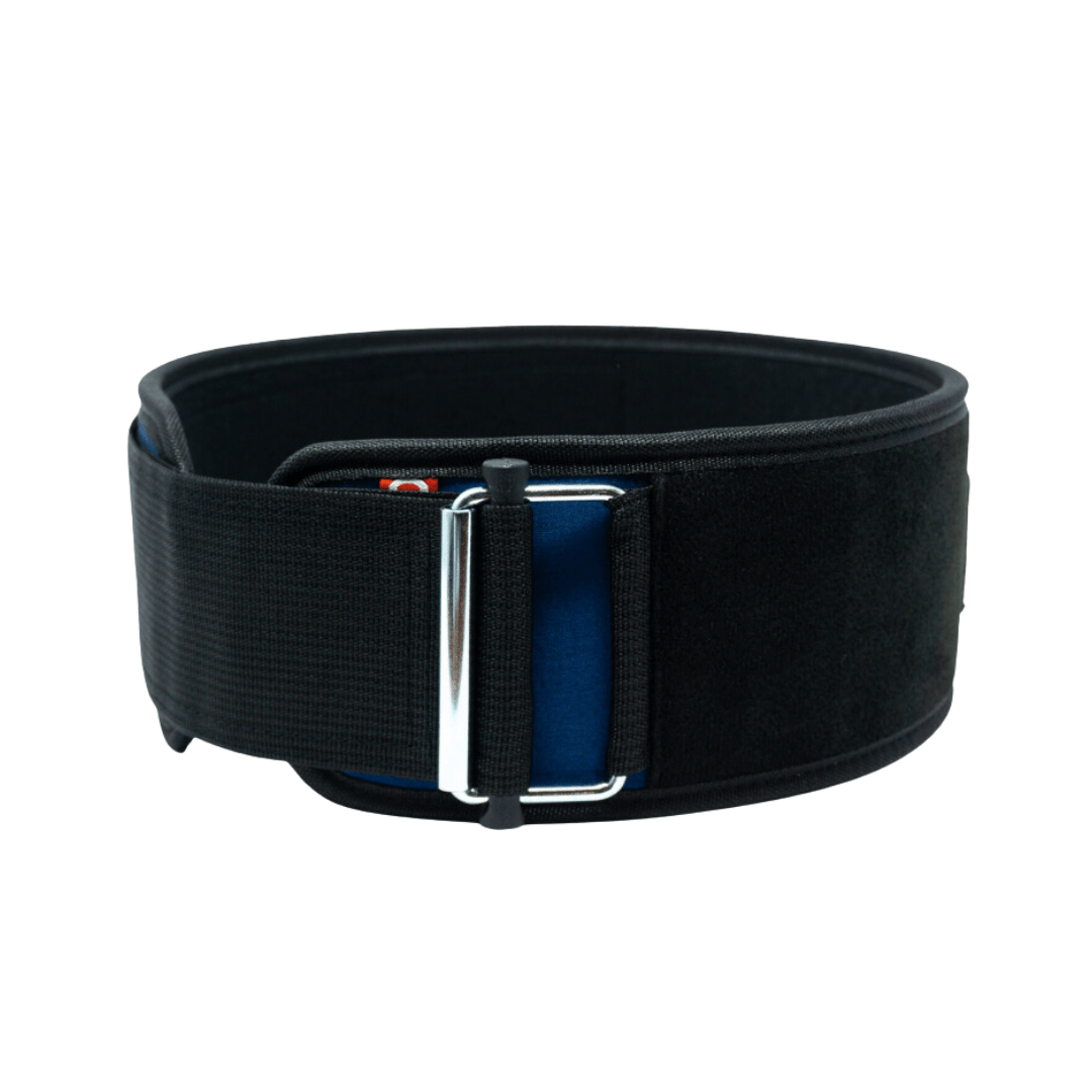 Navy Velcro Patch 4 Weightlifting Belt - 2POOD