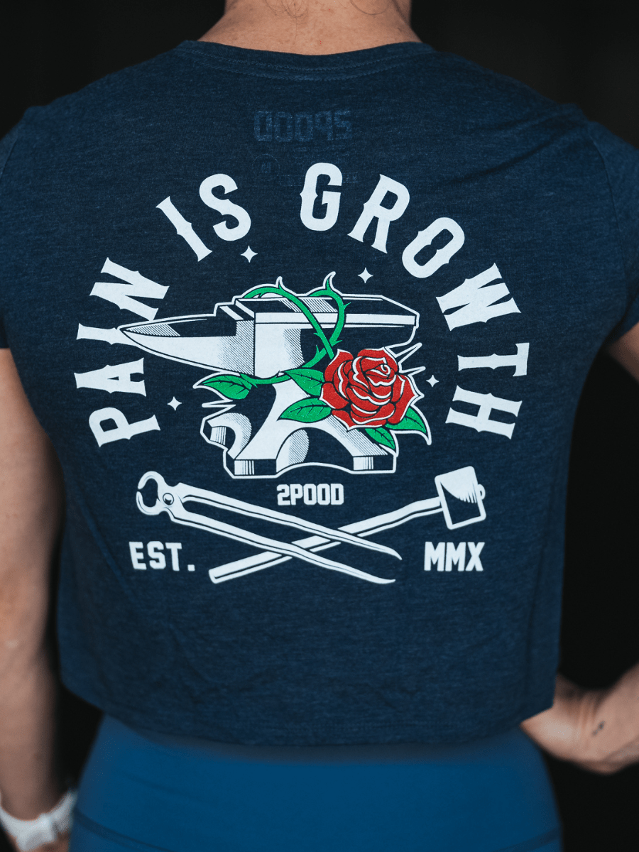 Pain Is Growth Crop Top - 2POOD