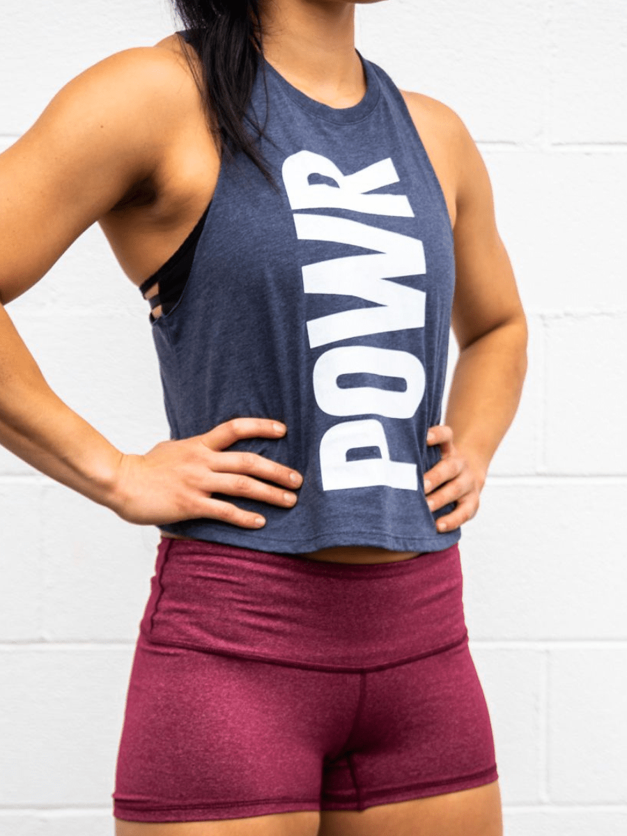 POWER Collection Heather Navy Muscle Tank - 2POOD
